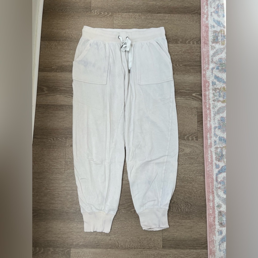 Aerie Sweatpants, off white / cream, large